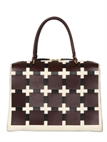 MARNI - GROßE COLOR BLOCK HANDTASCHE AUS LEDER - MULTI