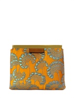 MARNI - POCHETTE IN LUREX LAVORAZIONE JACQUARD - MULTI ARANCIO