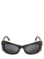 AGENT PROVOCATEUR - OCCHIALI DA SOLE CON BORCHIE - NERO