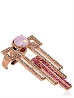 HALABY - PIAF RING - FUCHSIA