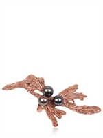DOMINIQUE LUCAS - JUNIPER ROSE GOLD PLATED RING - ROSE