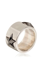 TOMASZ DONOCIK - BLACK STARS SILVER RING - SILVER