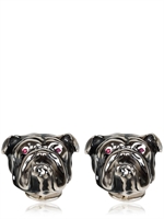 STEPHEN WEBSTER - BULLDOG CUFFLINKS - SILVER
