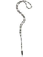 STEPHEN WEBSTER - HIGHWAYMAN ROSARY NECKLACE - BLUE/BLACK