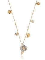 LES NÉRÉIDES - CHAMPÊTRE LONG CHAIN NECKLACE - GOLD/SILVER