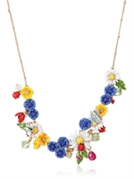 LES NÉRÉIDES - CHAMPÊTRE ENAMEL NECKLACE - MULTI COLOR