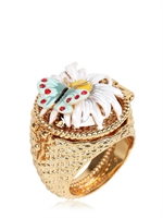 LES NÉRÉIDES - CHAMPÊTRE ENAMEL RING - MULTI COLOR