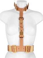 GIUSEPPE ZANOTTI - LEATHER BODY BELT - PINK