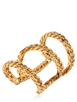 GIUSEPPE ZANOTTI - VERGOLDETE ARMKETTE AUS MESSING - GOLD