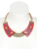 MRS DESIGN - WORLDWIDE ANIMALS CORAL COLLAR - CORAL