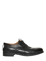 MIHARAYASUHIRO - SCARPE STRINGATE IN PELLE 30MM - NERO