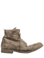 OFFICINE CREATIVE - 30 MM SOFT WASHED LEATHER BOOTS - LIGHT BROWN