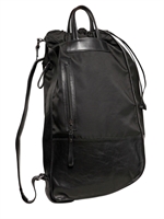NEIL BARRETT - SCHULTERTASCHE AUS NYLON UND LEDER - SCHWARZ
