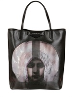 GIVENCHY - MADONNA PRINT VERTICAL TOTE - BLACK