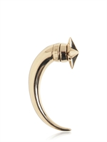 GIVENCHY - LARGE STAR SHARK BRASS SINGLE EARRING - GOLD