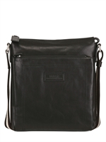 BALLY - LEATHER CROSSBODY BAG - BLACK