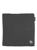 DOLCE & GABBANA - EINSTECKTUCH AUS SEIDENGEORGETTE MIT TUPFEN - SCHWARZ