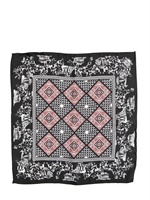 DOLCE & GABBANA - EINSTECKTUCH AUS SEIDENTWILL - SCHWARZ