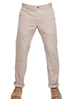 CLOSED - 18CM TWILL CLIFTON SLIM CHINO TROUSERS - LIGHT GREY