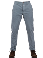 CLOSED - 18CM TWILL CLIFTON SLIM CHINO TROUSERS - SKY