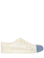 VIVIENNE WESTWOOD - PERFORATED PVC SNEAKERS - WHITE/BLUE