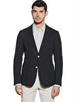 ZZEGNA - DECONSTRUCTED SEERSUCKER JACKET - NAVY