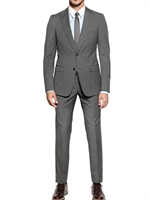 ZZEGNA - MICRO CHECKED CLASSIC WOOL SUIT - GREY