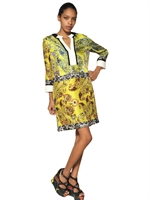 ETRO - BEDRUCKTES KLEID AUS SEIDENTWILL - MULTI