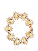 MAWI - KRISTALLARMBAND - GELB