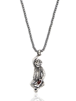 MANUEL BOZZI - MONKEY SILVER NECKLACE - SILVER