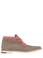 PIERRE HARDY - POLACCHINE IN PELLE CON PROFILI A CONTRASTO - BEIGE
