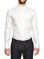 DOLCE & GABBANA - STRETCH-HEMD AUS BAUMWOLLPOPELINE - WEIß