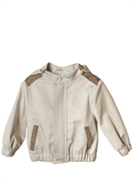 FENDI - RESIN COATED COTTON JACKET - SAND