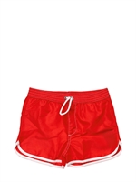 FENDI - LOGO PRINTED SWIMMING SHORTS - RED