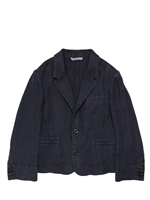 DOLCE & GABBANA - LINEN BLAZER - BLUE