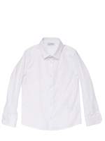 DOLCE & GABBANA - STRETCH COTTON POPLIN SHIRT - WHITE