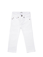 PAUL SMITH JUNIOR - 5 POCKET SKINNY TROUSERS - WHITE