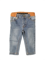 MINI RODINI - BERLIN VINTAGE STONE WASHED DENIM JEANS - LIGHT DENIM