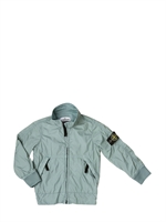 STONE ISLAND - NYLON ZIP UP JACKET - GREY GREEN