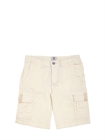 NORTH SAILS - STRETCH COTTON GABARDINE CARGO SHORTS - WHITE
