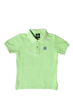 NORTH SAILS - WASHED PIQUET POLO SHIRT - GREEN FLUO