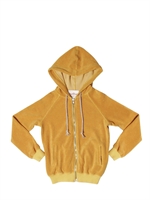 MYTHS - WASHED COTTON FLEECE SWEATSHIRT - OCHRE