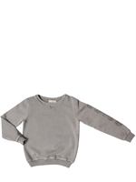 MYTHS - WASHED COTTON FLEECE SWEATSHIRT - LIGHT GREY