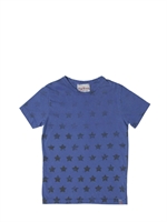 MYTHS - STARS PRINTED JERSEY T-SHIRT - BLUETTE