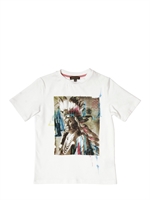 ROBERTO CAVALLI - COTTON JERSEY PRINTED T-SHIRT - WHITE