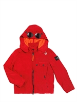C.P.COMPANY UNDERSIXTEEN - NYLON GOGGLE JACKET - RED
