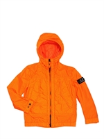 C.P.COMPANY UNDERSIXTEEN - FLAP POCKETS HOODED JACKET - ORANGE