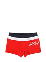 ARMANI JUNIOR - SWIMMING TRUNKS - RED