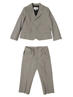 ARMANI JUNIOR - FRESH WOOL SUIT - LIGHT GREY