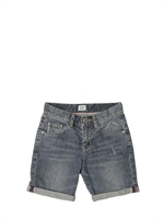 ARMANI JUNIOR - DENIM BERMUDA SHORTS - DENIM WASHED